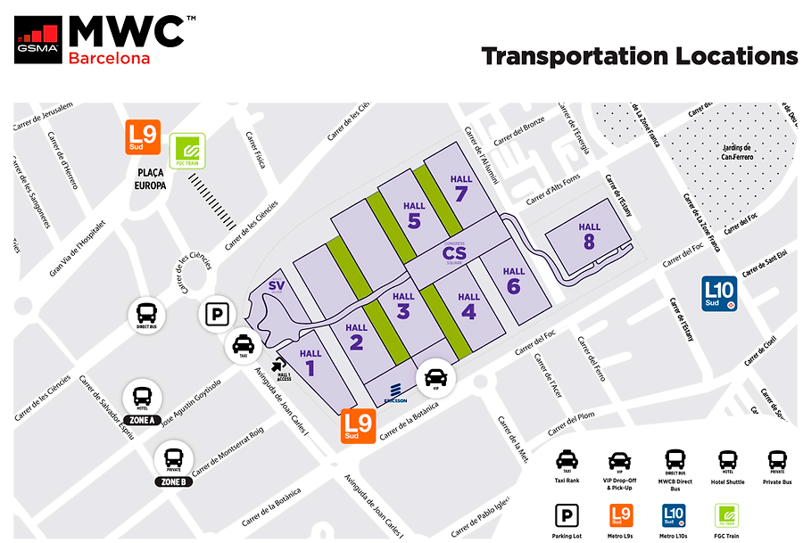 Ericsson Transportation Locations